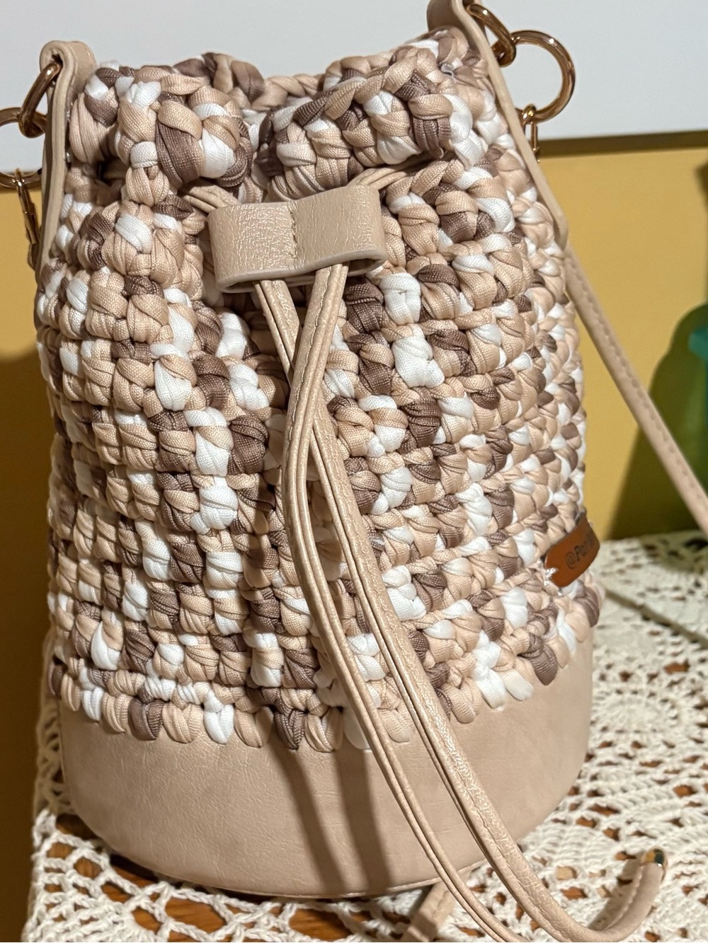 Handmade bags. Bucket bag